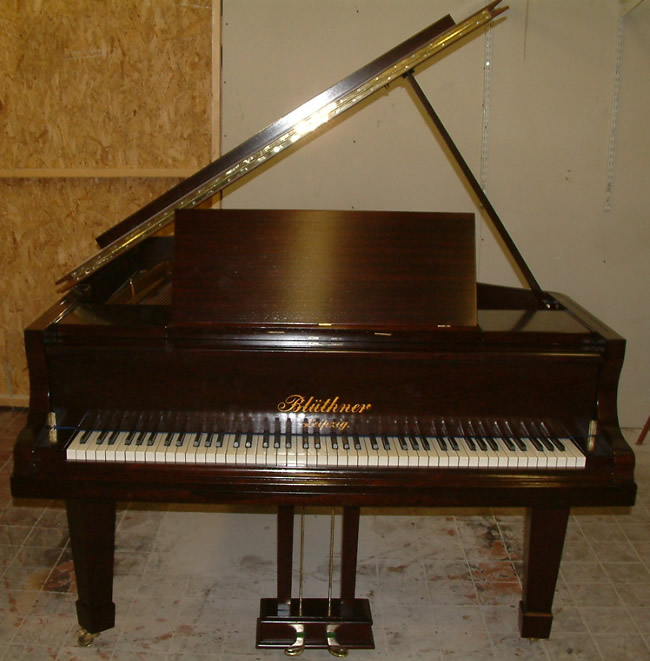 Bluthner restored grand piano.