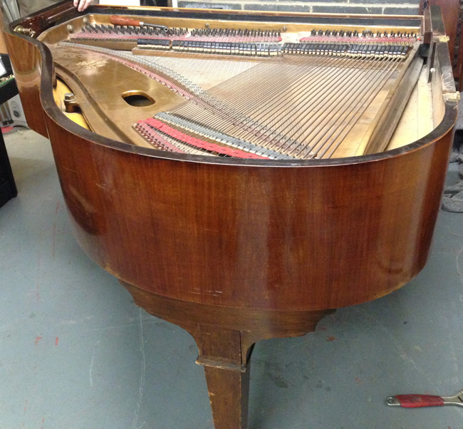 John Broadwood Grand Piano Cabinet.