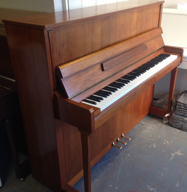 Collard & Collard Piano in a Walnut satin cabinet.