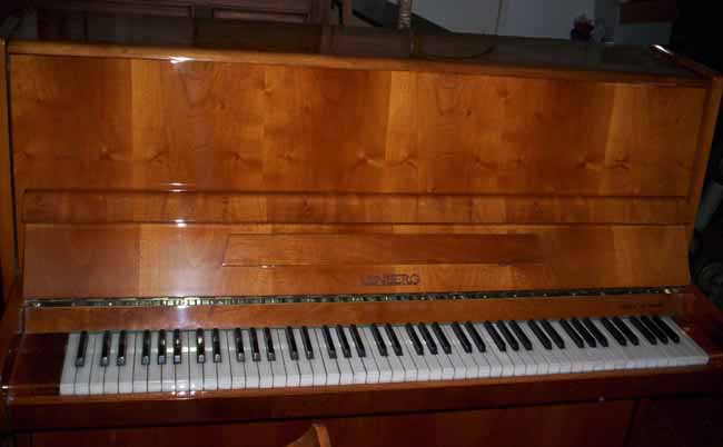 Light walnut piano