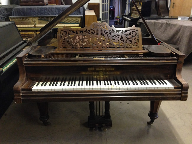 Rud Ibach Grand Piano Re-polished and Restored for sale